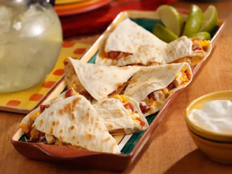 Ultimate chicken quesadilla recipe | food network