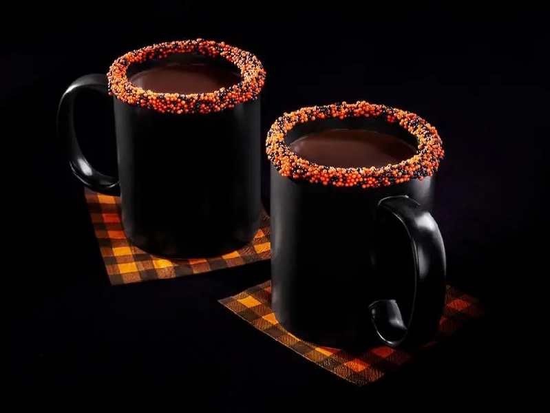 Halloween extra-dark hot cocoa recipe