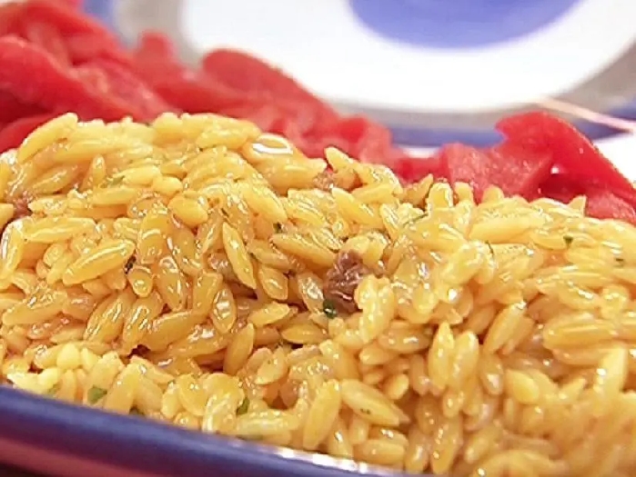 Yellow "rice" with serrano ham ("arroz" amarillo con jamon) recipe | daisy martinez | food network