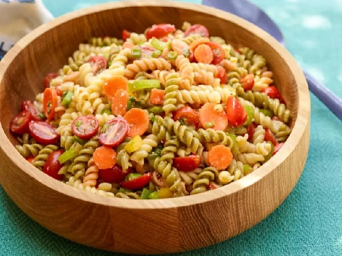 Garden pasta salad recipe | food network