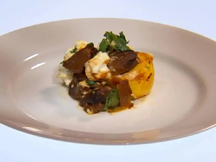 Main challenge: red chili citrus mushrooms with grilled zucchini recipe