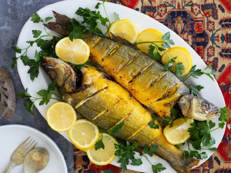 Saffron lemon branzino recipe