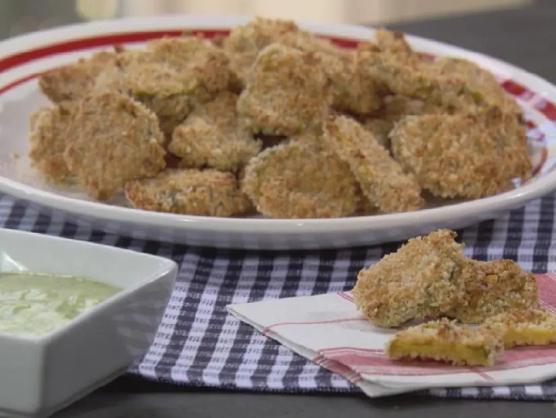 Un-fried pickles recipe