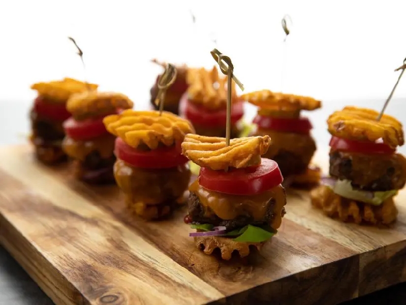 Waffle fry sliders recipe