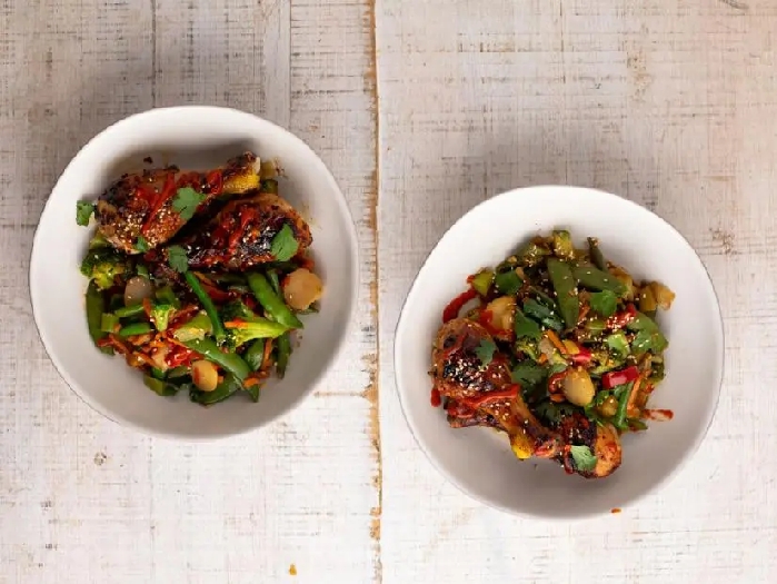 Quarter sheet pan supper recipe