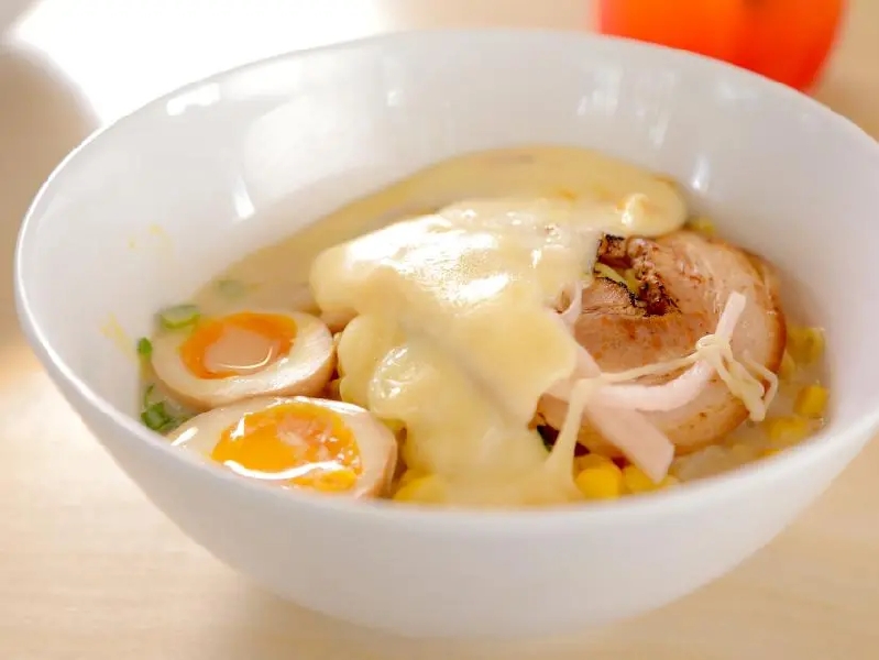 Raclette ramen recipe