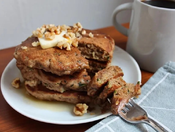Zucchini bread pancakes recipe