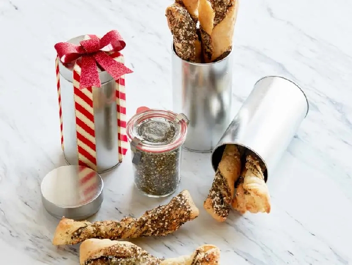 Za'atar puff pastry straws recipe