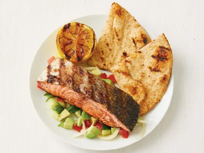 Garam masala-spiced grilled salmon recipe