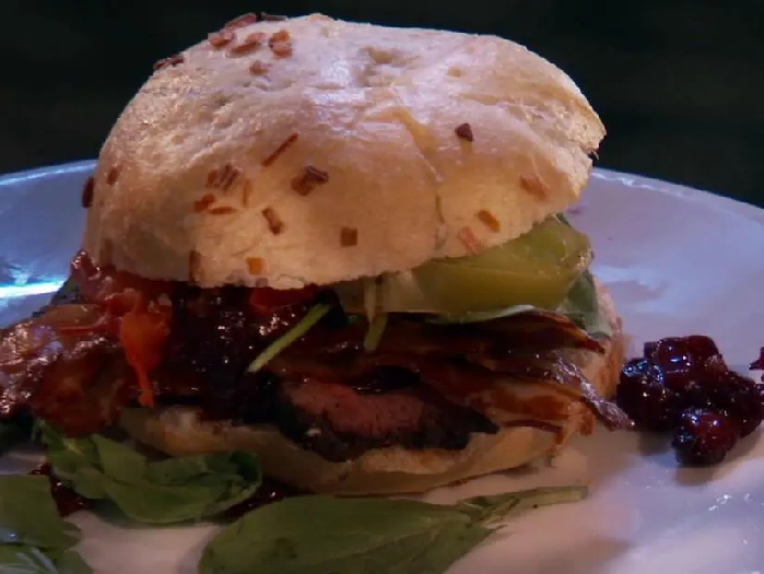 "the big game is at steak" sandwich recipe