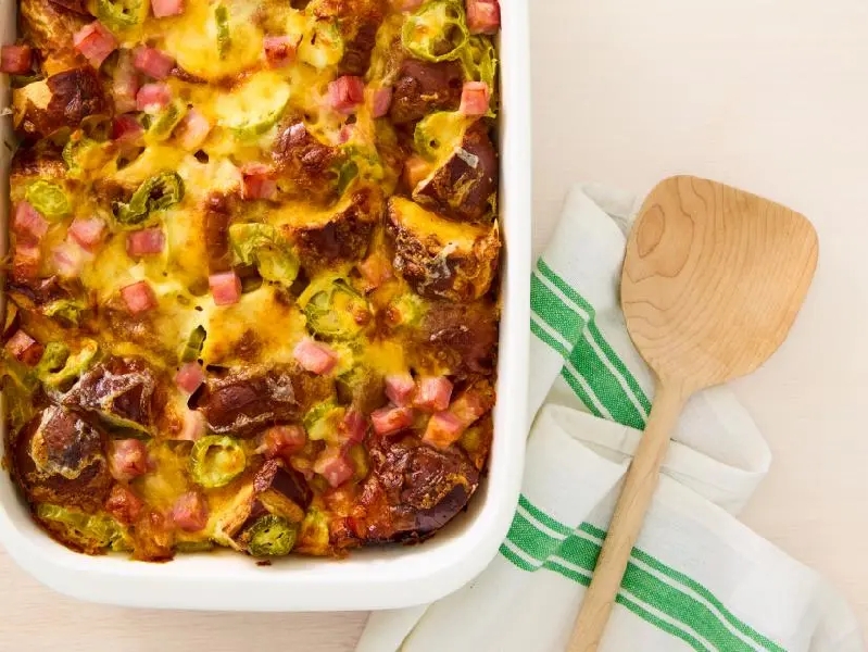 Wake and bake breakfast strata recipe