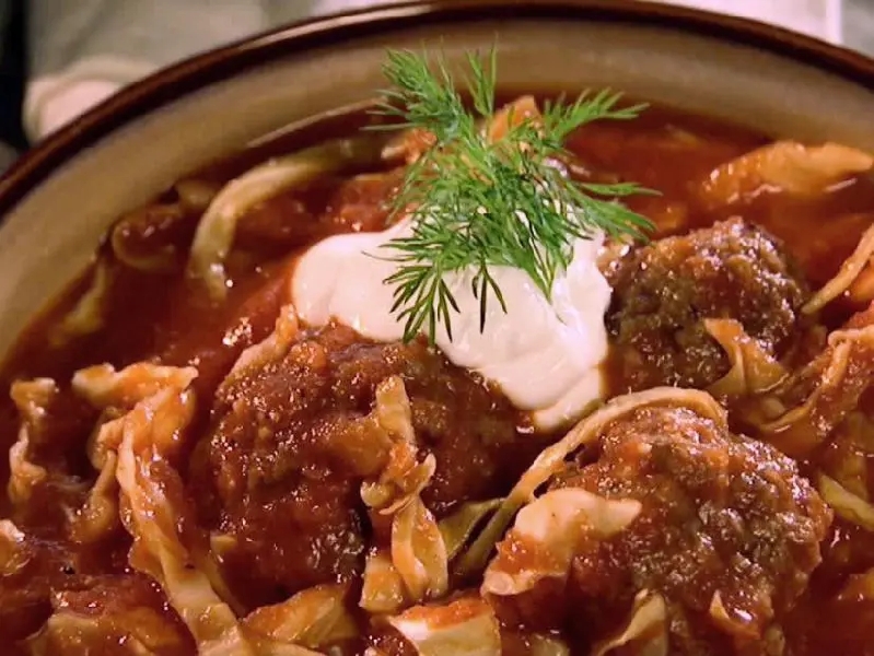 Un-stuffed cabbage soup recipe