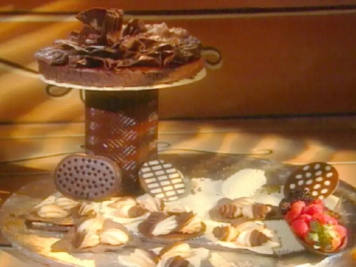 Easy chocolate centerpiece recipe | food network