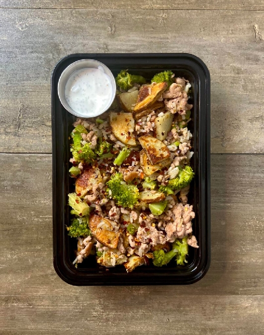 Lemon garlic turkey bowls - the meal prep manual