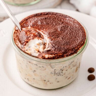 Tiramisu overnight oats