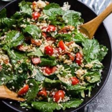 Baby kale salad