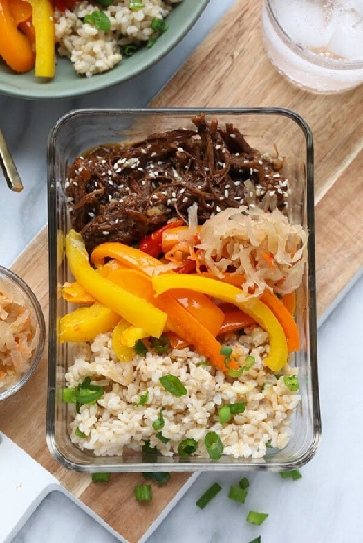 Instant pot korean beef bowl recipe