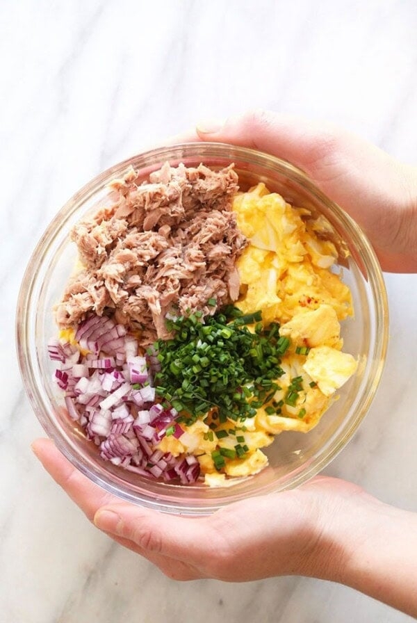 Tuna egg salad