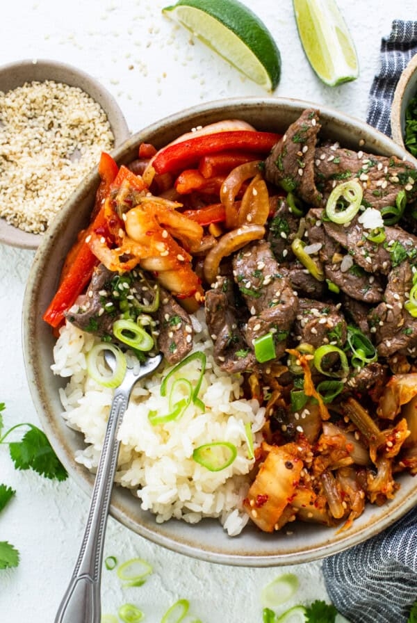 Beef bulgogi bowls