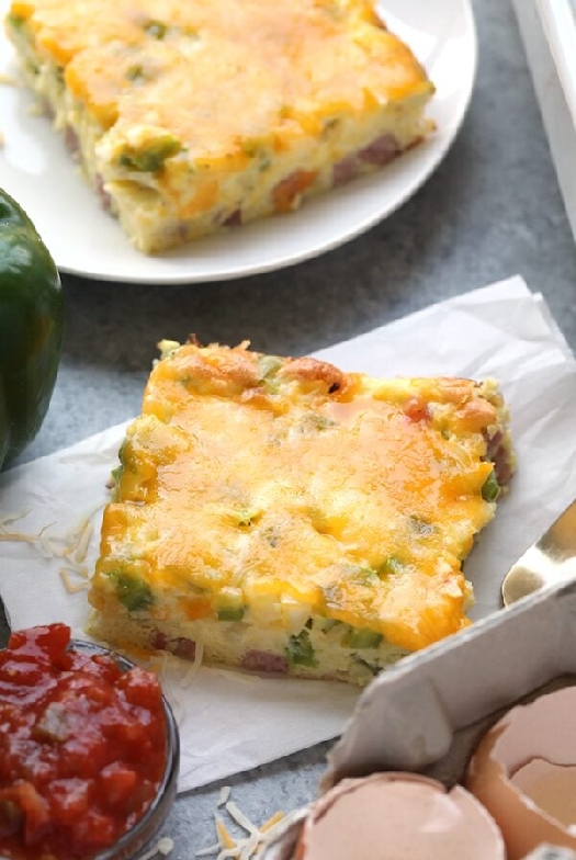 Denver omelet egg bake