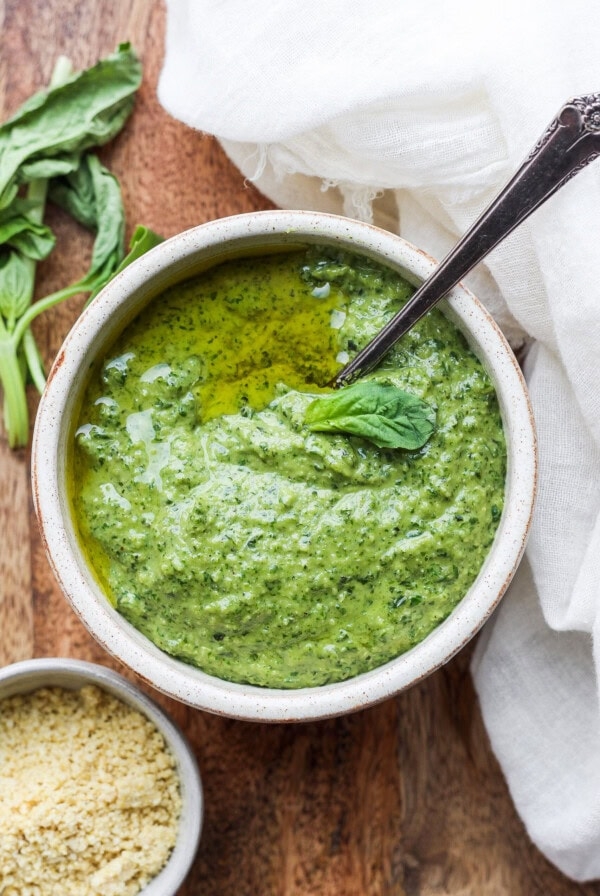Easy vegan pesto