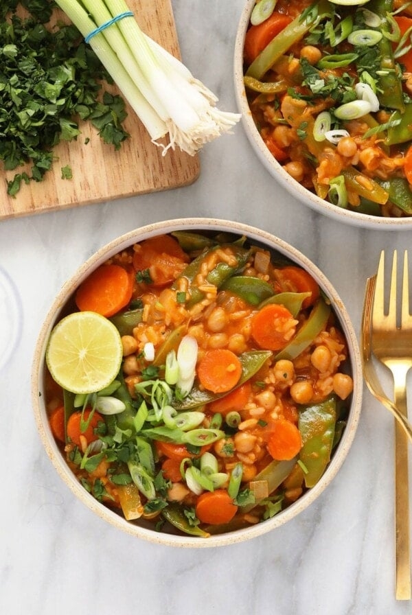 One pot vegetarian thai curry