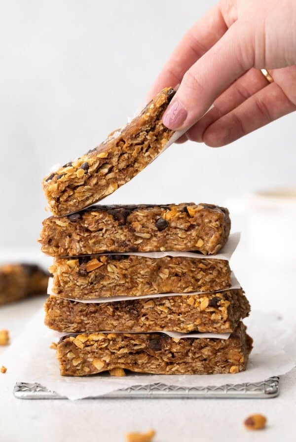 Homemade granola bars