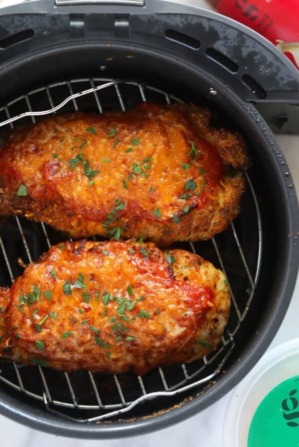 Air fryer chicken parmesan