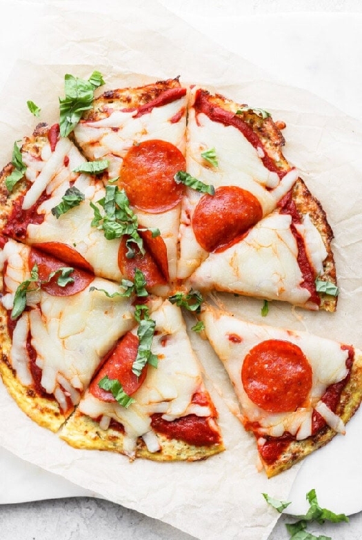 Cauliflower pizza crust