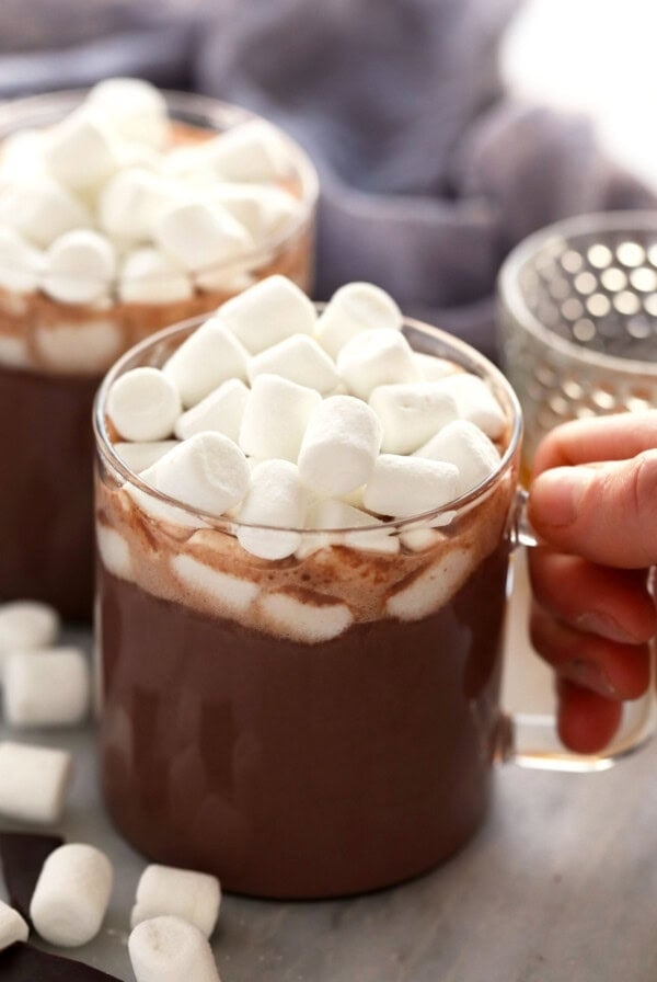Easy spiked hot chocolate