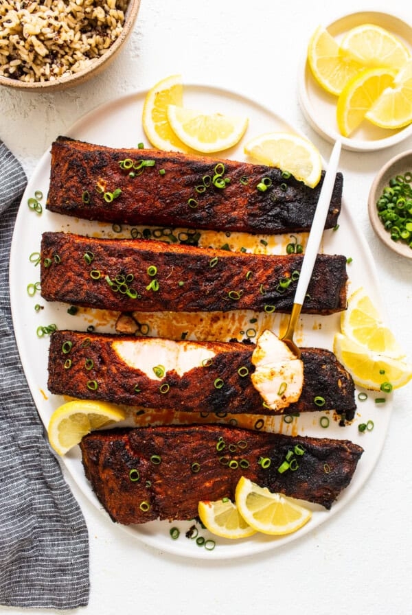 Blackened salmon