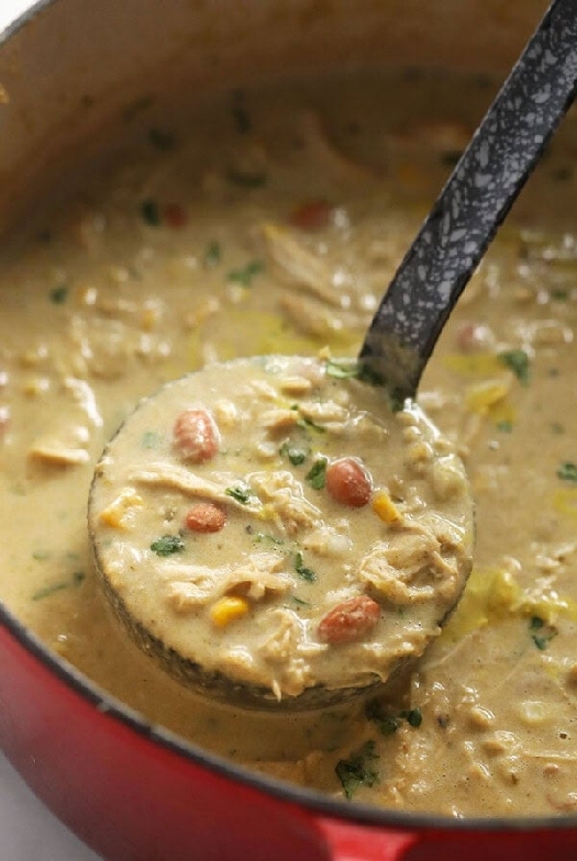 White bean chicken chili