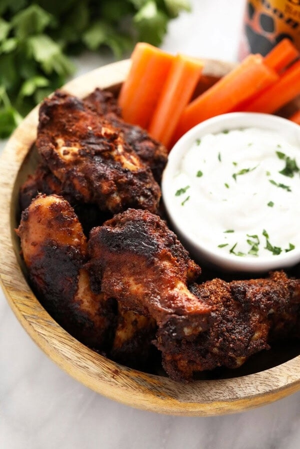 Amazing dry rub chicken wings