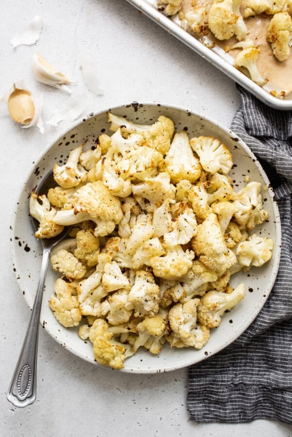 Garlic roasted cauliflower