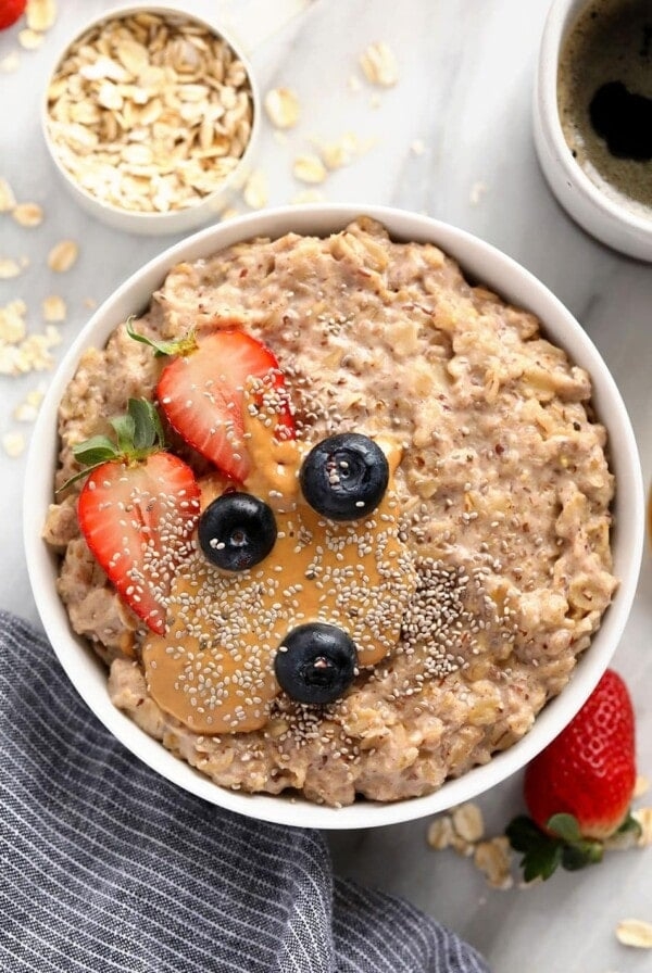 Superfood oatmeal bowl