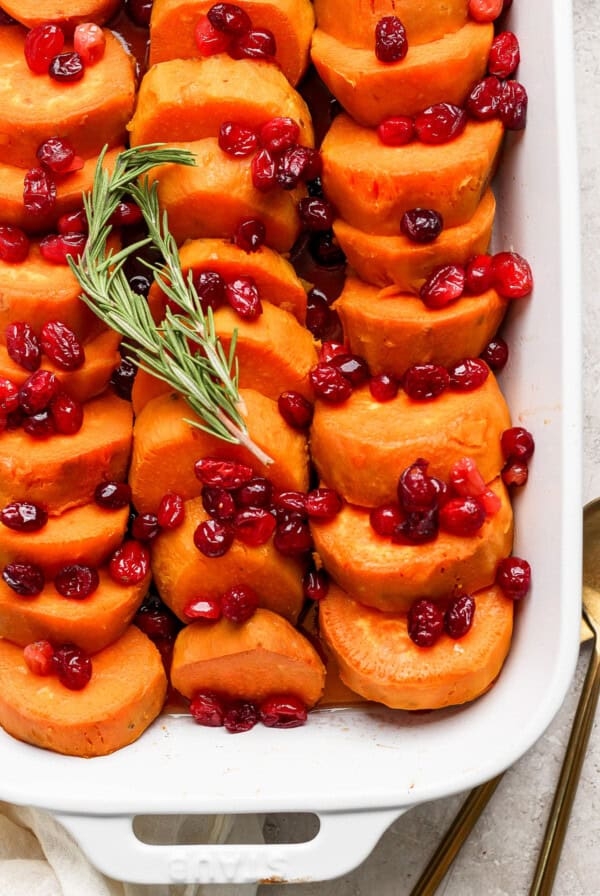 Grandpa dick’s maple cranberry sweet potatoes