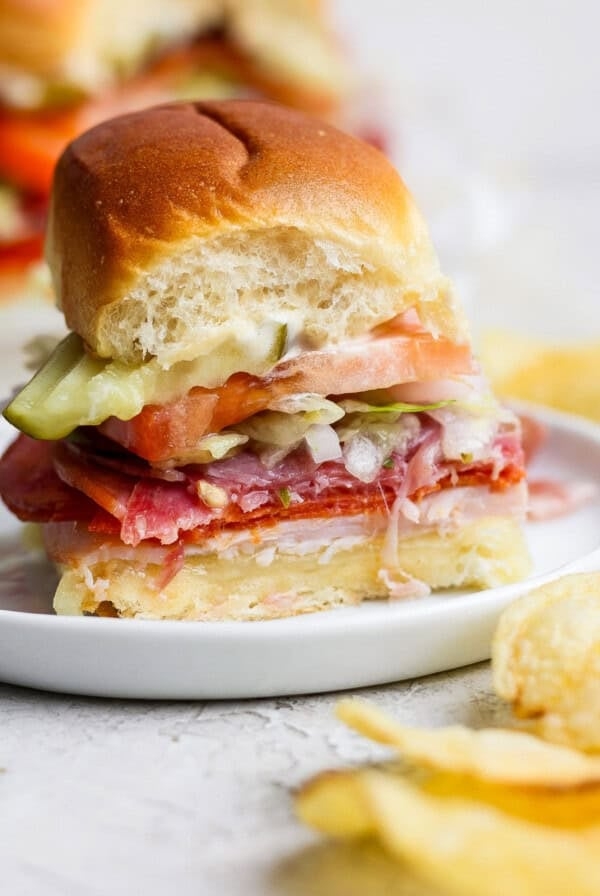 Italian grinder sliders