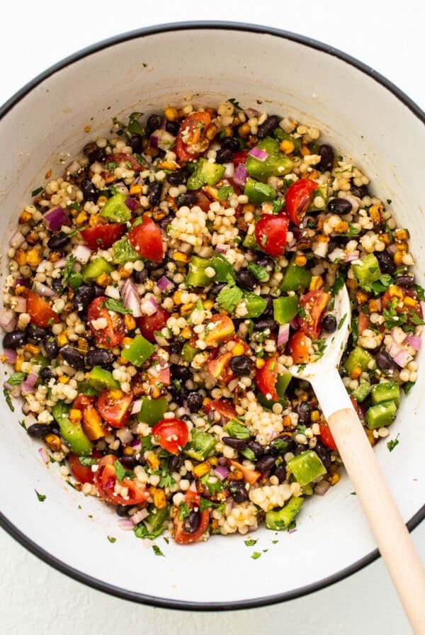 Black bean couscous salad