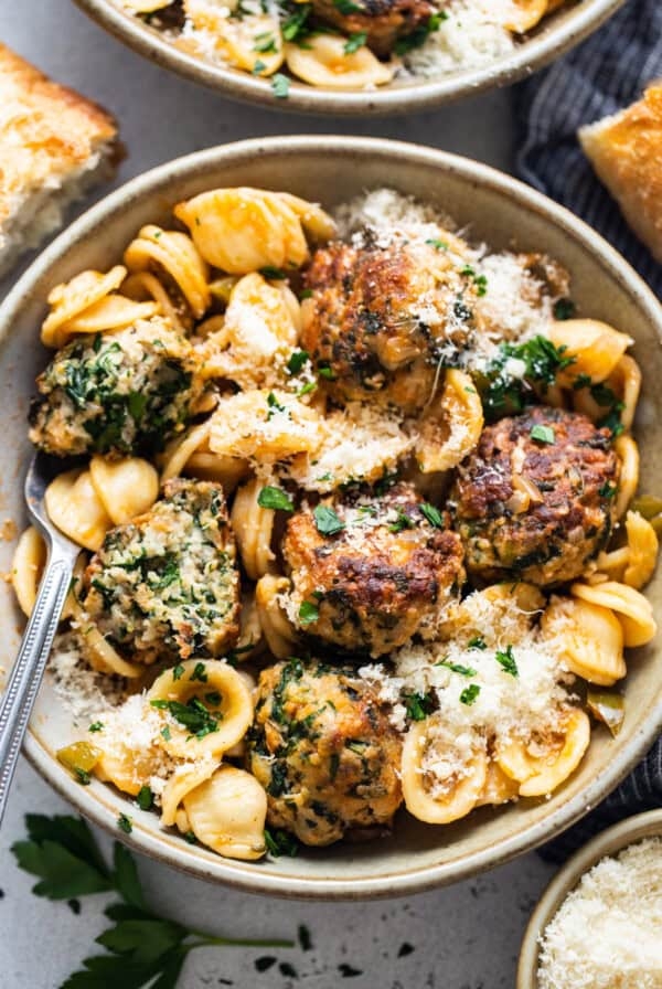 Tuscan chicken meatballs