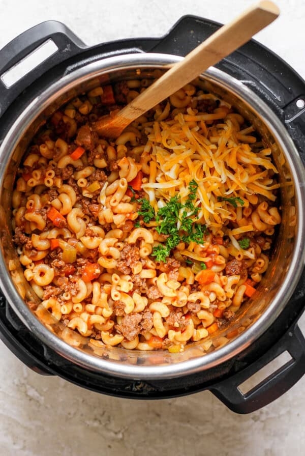 One-pot hamburger helper