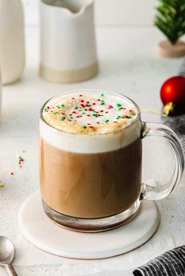 Sugar cookie almond milk latte