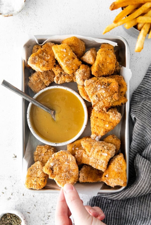 Homemade chicken nuggets