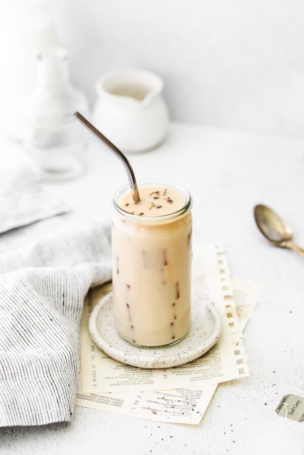 Iced london fog latte