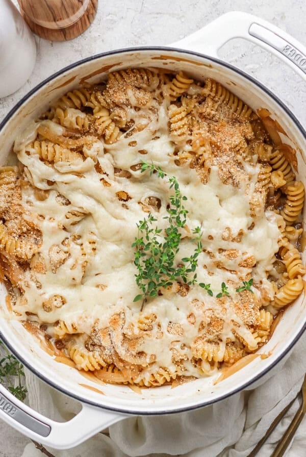 Caramelized onion pasta