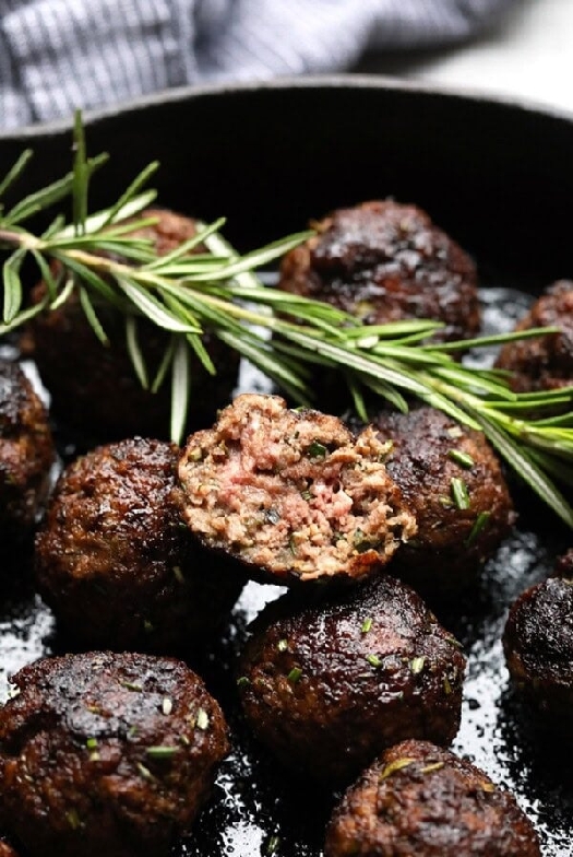 Rosemary thyme meatballs