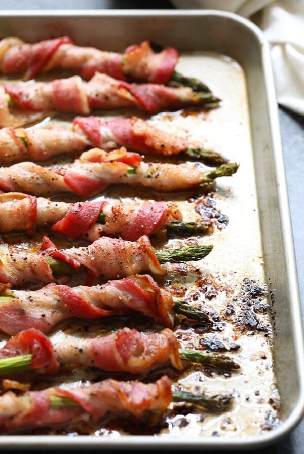 Bacon wrapped asparagus