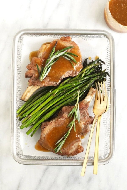 Instant pot pork chops (+ whiskey gravy)