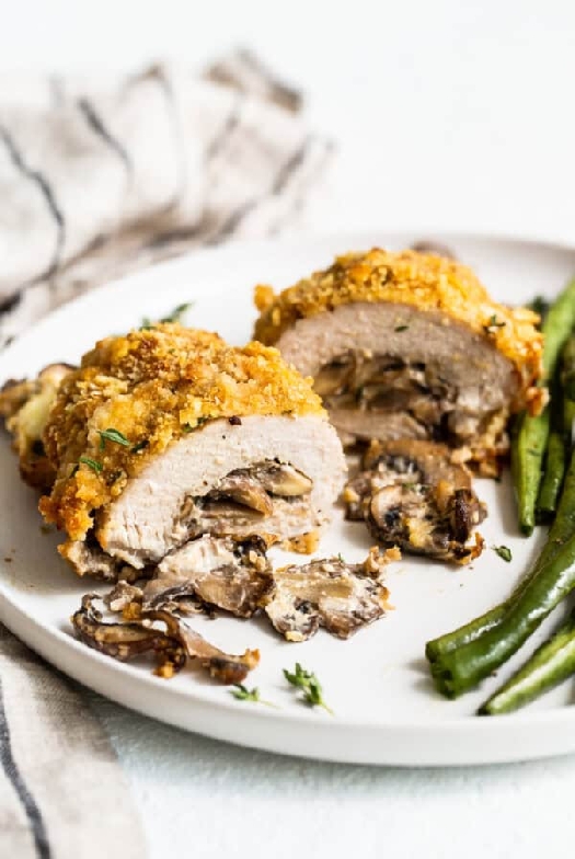 Stuffed pork chops