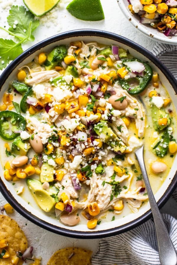 Street corn chicken chili