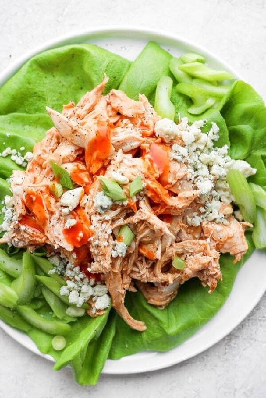 Healthy buffalo chicken